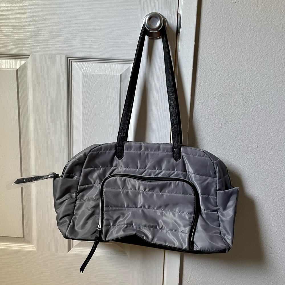 DSW Gray Duffle Bag